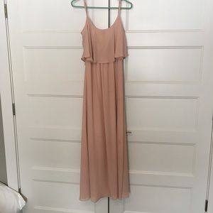 Show me your MuMu Maxi Dress in the color blush